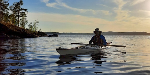 Järviretki Päijänteelle, melontaa juomavedessä